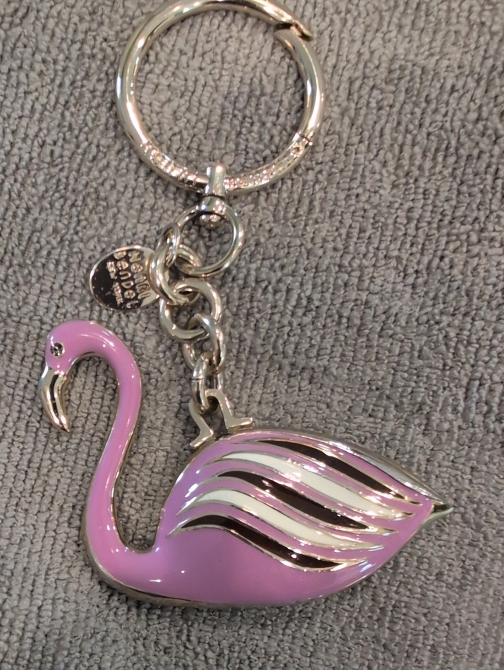 henri bendel Pink Flamingo Keychain